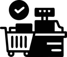 purchase icon in white image, illustration of purchase in white on white background, a purchase design on a white background vector