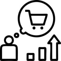 purchase icon in white image, illustration of purchase in white on white background, a purchase design on a white background vector