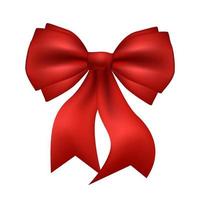 Realistic Red Bows Set 5880925 Vector Art at Vecteezy