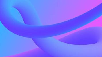 cartel de línea de flujo colorido moderno. forma 3d dinámica. forma líquida de malla de degradado de onda en color de fondo púrpura neón. diseño abstracto de lava para su proyecto. ilustración vectorial papel pintado de moda vector