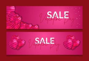 Banner happy valentine day poster , template background design promotion holiday , balloon vector