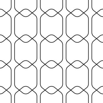 Seamless pattern of chain on white background vector
