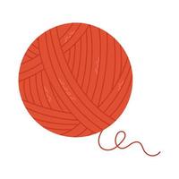 Wool yarns. Knitting tool. Hobby time, handmade things vector