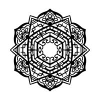 Flower Mandala background design vector