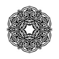 Mandala background design vector