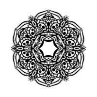 Mandala background design vector