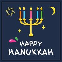 Set of Hanukkah element. Doodle cartoon hand drawn for template, banner, poster vector