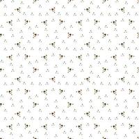 Pattern with snowflakes3. Cute pattern with snowflakes or stars. Cartoon doodle vector illustration.