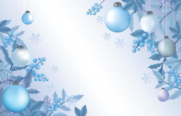 White Christmas Background