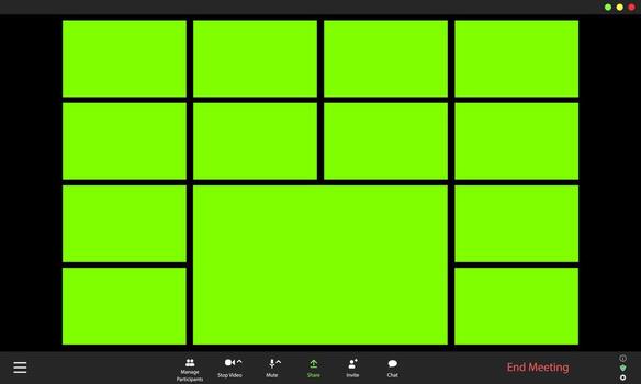 UI video call app. Online conference concept. UI video call app. Online conference concept vector