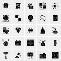 25 Universal Business Icons Vector Creative Icon Illustration to use in web and Mobile Related project