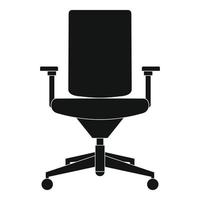 Comfortable armchair icon, simple style. vector