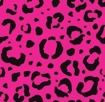 Vector seamless pattern of leopard fur print