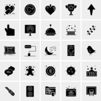 25 Universal Business Icons Vector Creative Icon Illustration to use in web and Mobile Related project