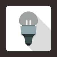 Reflector bulb icon, flat style vector