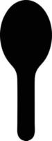 spoon icon symbol in white background, illustration of purchase icon symbol in black on white background, a spoon design on a white background vector