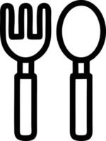 spoon icon symbol in white background, illustration of purchase icon symbol in black on white background, a spoon design on a white background vector