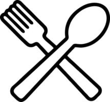 símbolo de icono de cuchara en fondo blanco, ilustración del símbolo de icono de compra en negro sobre fondo blanco, un diseño de cuchara sobre fondo blanco vector