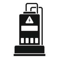 Power generator icon, simple style vector