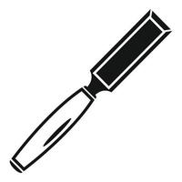 Chisel icon, simple style vector