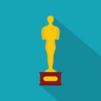 Award icon vector flat