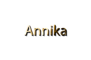 annika 3d attrapp namn png