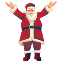 Happy Santa Claus and celebration on christmas Holiday png