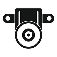 Action small camera icon, simple style vector