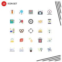 25 Universal Flat Colors Set for Web and Mobile Applications leisure wifi scale internet of things image Editable Vector Design Elements