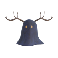 rendu 3d de l'atout d'halloween png