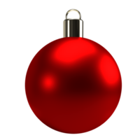 la boule de noël rendu 3d image png