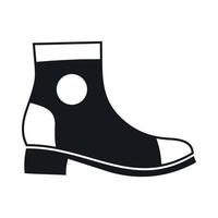 Men boot icon, simple style vector