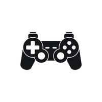 icono del controlador de juego, estilo simple vector