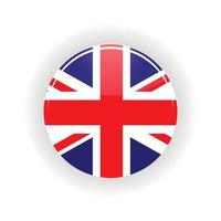 United Kingdom icon circle vector