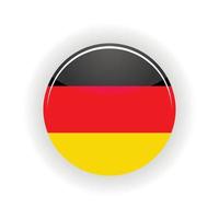 círculo de icono de alemania vector