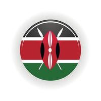 Kenya icon circle vector