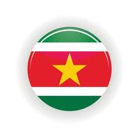 Surinam icon circle vector