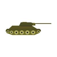 Tank icon in flat style vector