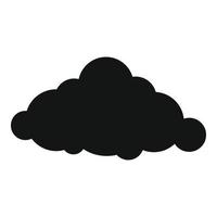 icono de nube fija, estilo simple. vector