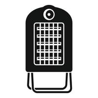 Hot small convector icon, simple style vector