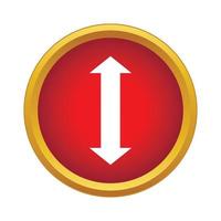 Fullscreen icon, simple style vector