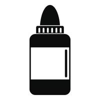 Vaping liquid icon, simple style vector