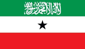 imagen de la bandera de somalilandia vector