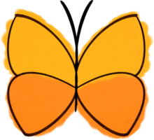 butterfly water colour png