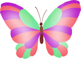 Schmetterling Wasserfarbe png