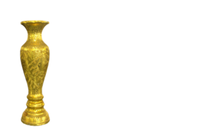 Bronze vase isolated png