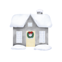 ilustração de casa de inverno png