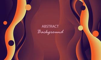 3d abstract fluid wave background vector