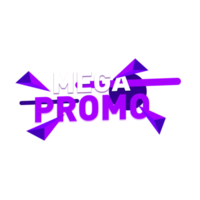 etiqueta de venta mega promocional púrpura png
