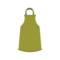 Barber apron icon, flat style vector